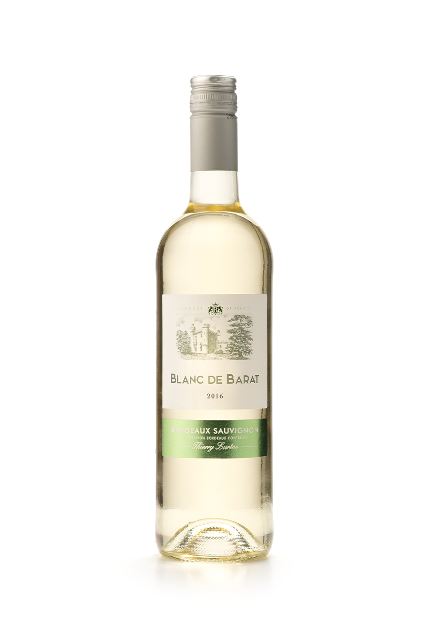 Вино Блан де Бара Бордо, AOC, белое, сухое, 0.75л